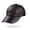Dark Brown, variant on Black  Leather Baseball Cap Adjustable  Real Lambskin Leather Hat Sports Visor for Men