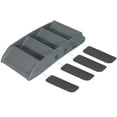 thumbnail image 2 of SuperDeal 24"L 15.5"W Lightweight Folding 4-Step Pet Stairs for Bed Sofa W/Washable Carpet PP Gray, 2 of 10