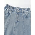 thumbnail image 3 of Skirt Light Wash A-Line Midi Skirt, 3 of 6