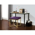 thumbnail image 1 of Lifestyle Solutions hometrends Ottomane rembourrée et tuftée, 1 of 1