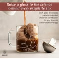 thumbnail image 2 of Greenline Goods Glass Coffee Mug - 16 oz Tumbler Science of Coffee Glass (Set of 2) - Etched with Coffee Chemistry Molecules, 2 of 6