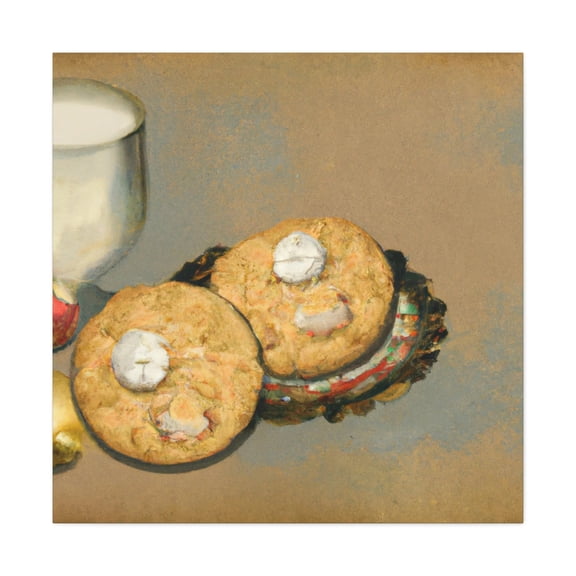 Milk and Cookies Delight - Canvas