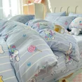 thumbnail image 4 of Sanrio's sweet My melody Kuromi Cinnamoroll, juego de sábanas y edredón de algodón con estampado de dibujos animados bonitos y creativos, juego de tres piezas, 4 of 5