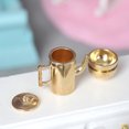 thumbnail image 3 of 1 Set Miniature Tea Kettle Bowls Chopsticks Doll House Dining Table Props, 3 of 9