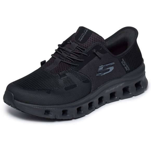 Zapatillas de trabajo para hombre Skechers Glide-Step Pro negras talla 7
