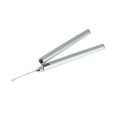 thumbnail image 4 of Wweixi 2 in 1 Loop Hook Pulling Threader Wig Crochet Extension Hair Needle Silver 1Set, 4 of 6