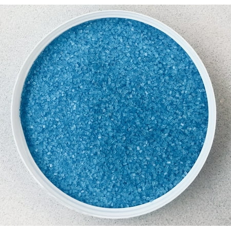 Blue Diamonds Crystalz Crystals Sugar Crystals Bakery Topping Sprinkles 8 ounces