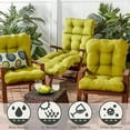 thumbnail image 3 of Greendale Home Fashions 72-inch Outdoor Kiwi Green Chaise Lounger Cushion, 3 of 5
