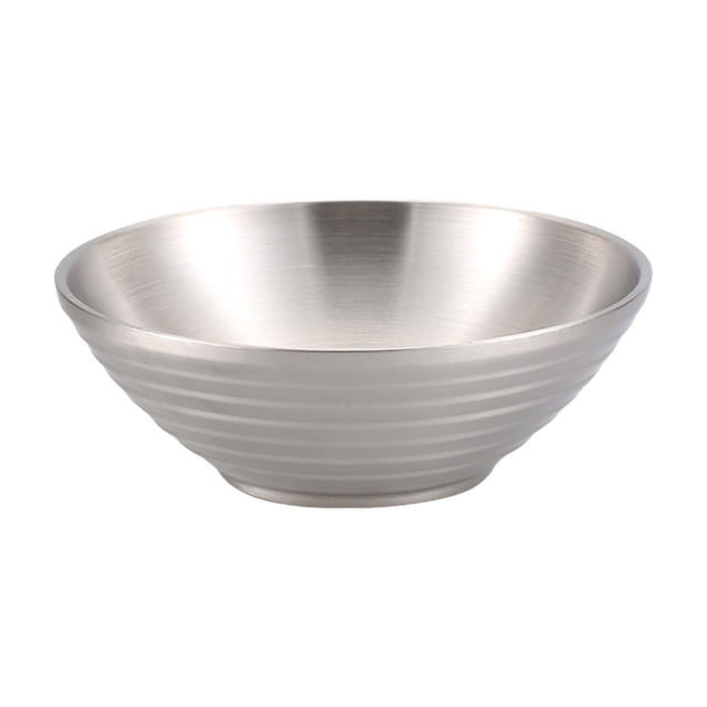 JMYHOAM Kitchen Gadgets Stainless Steel Bucket Bowl Ramen Bowl Japanese Cold Noodle Bowl Double Insulated Rice Bowl Loudspeaker Bowl Large Noodle Bowl Home and Kitchen