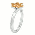 thumbnail image 3 of Bague en Argent Sterling Stackable Expressions Gladiolus Taille 7, 3 of 3