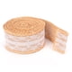 thumbnail image 4 of Cinta de arpillera con encaje blanco, rollo de yute natural para decoración DIY, embalaje de regalo, 5 yardas, encaje medio de 5 cm, 4 of 14