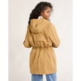 thumbnail image 3 of Time and Tru Women's Lightweight Anorak Jacket with Hood, Sizes XS-2X, 3 of 4