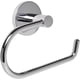 thumbnail image 1 of Chrome Bathroom Toilet Roll Holder Round. Wall Mounted Toilet Paper Holder Stainless Steel (Non Self Adhesive), 1 of 5