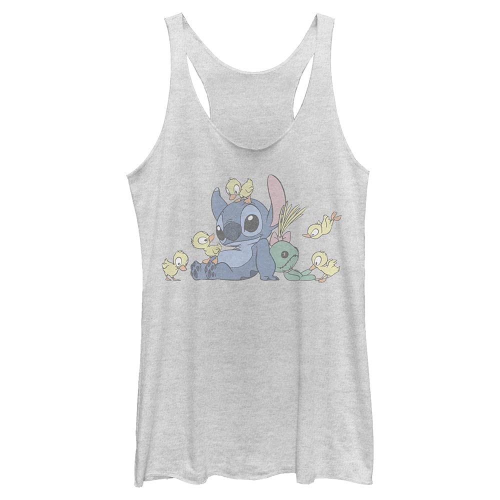 Star Wars R2D2 Tri-Blend Tanktop – Racerback, Grau, Large, Bedruckt In USA, Aus Weichem Mischgewebe