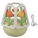 thumbnail image 1 of LED Night Light Tulip Design Silicone 5 Lighting Modes Night Lamp with Rechargeable 1200mAh Battery for Bedroom Home Yellow, 1 of 5