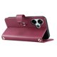 thumbnail image 4 of Crossbody Leather Case for Xiaomi Redmi 13 5G 4G Poco M6 Plus 5G Poco M6 4G Redmi Note 13R 5G Rhombu, 4 of 5