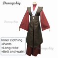 thumbnail image 1 of Avatar the Last Airbender Cosplay Costume Set with Wig for Halloween Unisex, 1 of 9