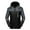 Black 02, variant on DeHolifer Men's Winter Coat Plus Size Color Block Zipper Fleece Pocket Detachable Zipper Outdoor Jacket Black 3XL