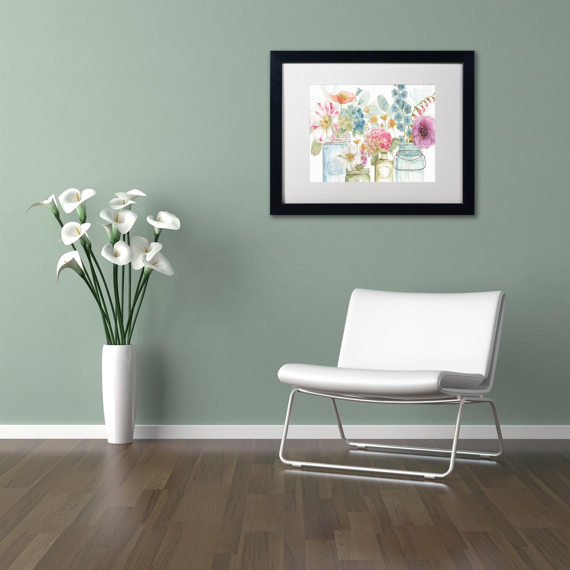 Trademark Art Floral Framed Art Print, by Lisa Audit