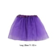 thumbnail image 4 of Qarigey tutú Traje de baile Vestidos de niña Ropa para ocasiones especiales con buen rendimiento Decoración de fiesta para niños Lago azul Prendas para la parte inferior del cuerpo Morado oscuro, 4 of 6