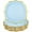 Light Blue, variant on Tutuviw 20 Pcs 9 in Pink Scalloped Paper Plates with Gold Foil, Disposable Paper Party Plates, Decorative Paper Plates for Cake Dessert Birthday Baby Shower Wedding Party Supplies