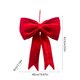 thumbnail image 3 of Lazo De Terciopelo Lazo navideño extragrande de franela de 64 cm, cinta roja, ideal para decorar la punta del árbol, coronas y envolver regalos (1 unidad). Rkxzt, 3 of 8