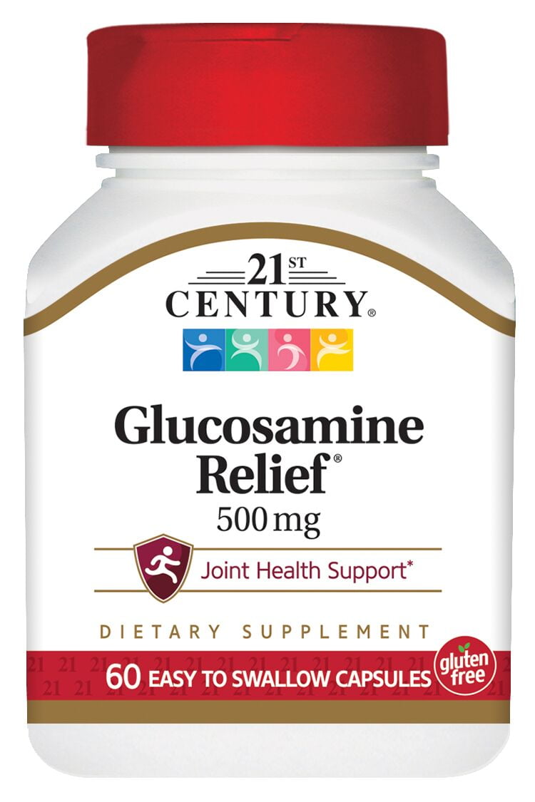 21st Century Glucosamine Relief Capsules, 500 mg, 60 Count