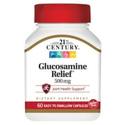 21st Century Glucosamine Relief Capsules, 500 mg, 60 Count
