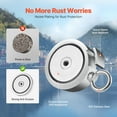 thumbnail image 4 of VEVOR 1000 LBS Strong Fishing Magnet Kit Double-Sided Pull Force and Rope Carabiner, 4 of 9