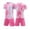 outfits 29#Pink, variant on WAYUTE Boys Children's Football Uniform Set Short Sleeve V Neck Youth Team Uniform for Kids Sports Athletic Sets Casual Clothing Sets
