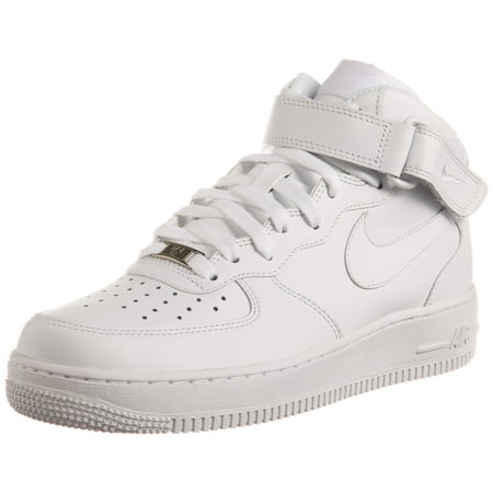 - Nike 315123-111: Mens Air Force 1 Mid White/White Basketball Sneaker (9.5 D(M) US)