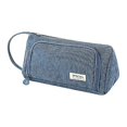 thumbnail image 1 of Corduroy Pencil Case Large Capacity Simple Blue for Women, 1 of 5
