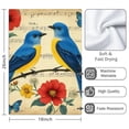 thumbnail image 3 of 2 Pcs Funny Kitchen Towels,Pioneer Flower and Bird Microfiber Dish Towels,Kitchen Tea Towels,Kitchen Towel Set (18" X 26"), 3 of 3