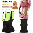 thumbnail image 6 of Vaslanda Sauna Suit Sweat Vest Neoprene Waist Trainer Corset for Weight Loss with Adjustable Waist Trimmer Belt Workout Tank Top, 6 of 8