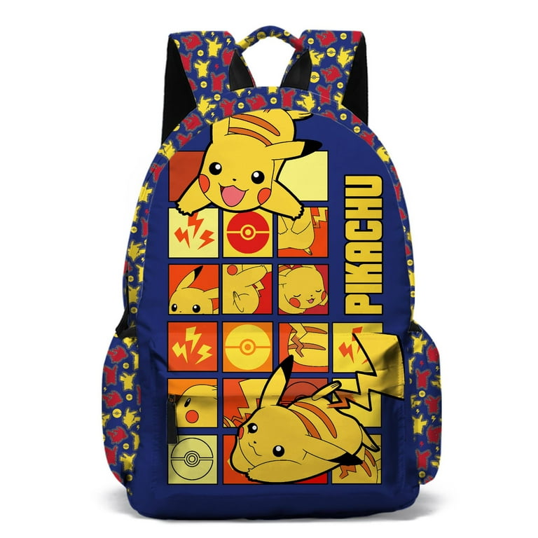 Cartoon Pokemon Backpack Lightweight Laptop Backpack Casual Travel Bags Large Capacity Backpack Walmart