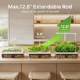 thumbnail image 4 of SUNCOZE 13-Pod Hydroponic Growing System, Indoor Herb Garden with 24W Powerful Output, 4L Transparent Water Tank, Adjustable Height, Smart Timer, White, 4 of 12