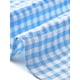 thumbnail image 5 of Vestido sin mangas de cuadros Gingham para mujer Inspire Chic, vestido midi fluido con fruncidos y corte A, azul, talla S, 5 of 6