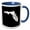 Blue/White, variant on 3drose, Yall Means All Written Inside the State of Florida. White on Black., 11oz Two-tone Green Mug