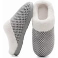 thumbnail image 1 of Pantuflas de espuma viscoelástica para mujer, cómodas, cálidas y acogedoras, antideslizantes, para interior y exterior., 1 of 5