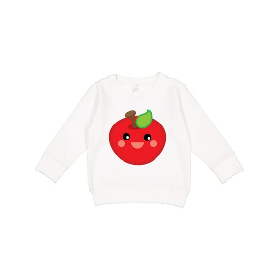 Inktastic Smiling Apple Toddler Sweatshirt