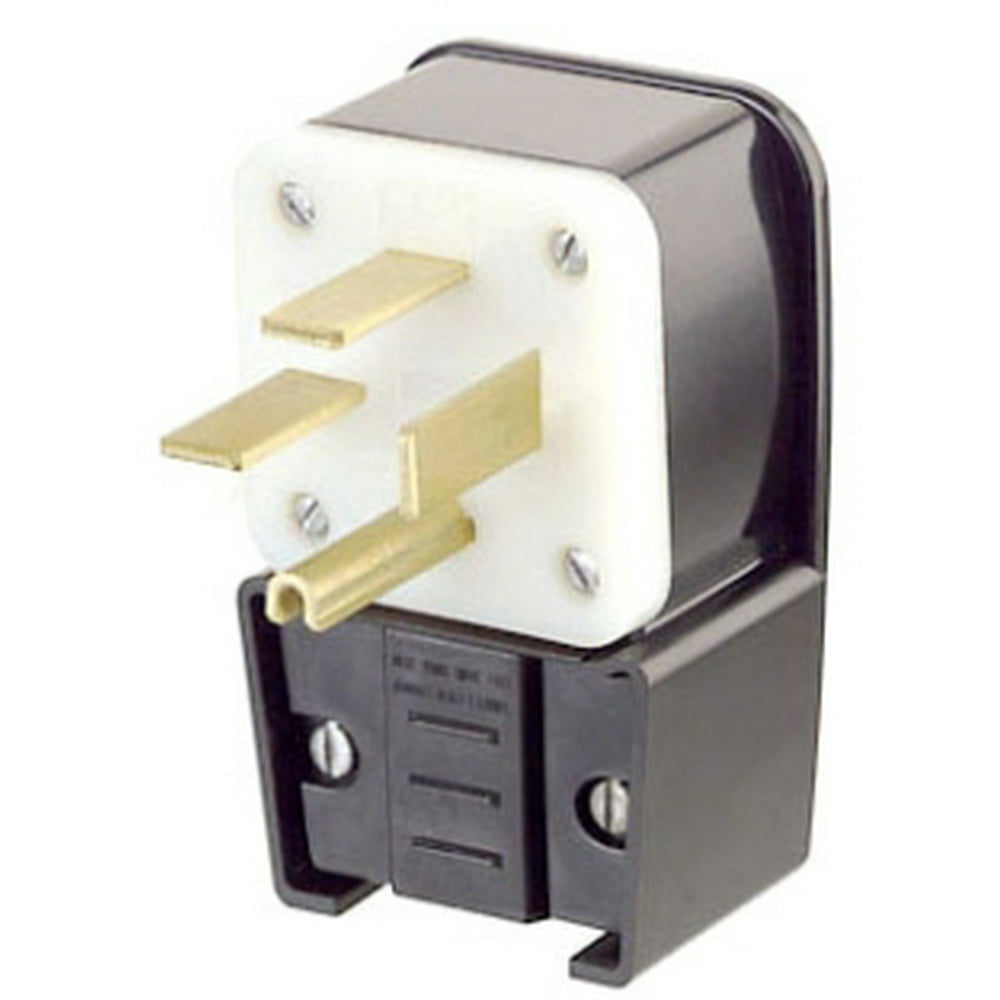 Leviton 8452P 50 Amp, 250 Volt 3PY, Straight Blade, Plug, Industrial