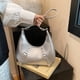 thumbnail image 5 of Bolso Hombro Mujer Hebilla Gran Capacidad Versátil Pu Cuero Cool Girl Femenino Compras Viajes, 5 of 8