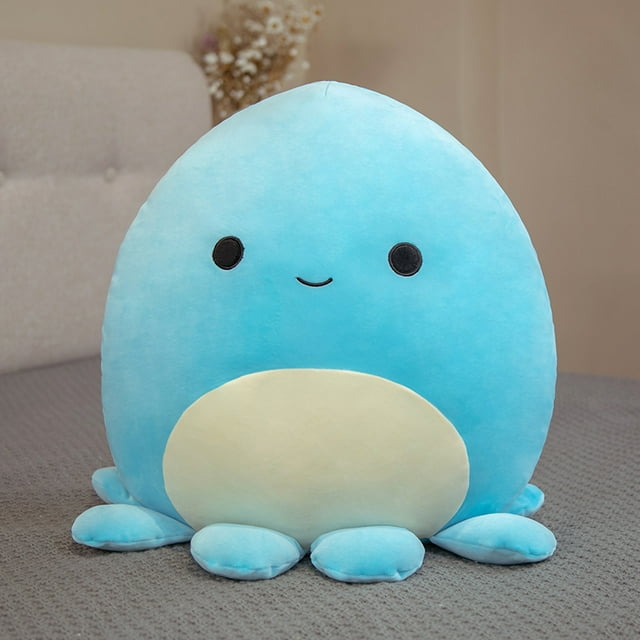 Cute Octopus Doll Plush Toy, Colorful Smiley Octopus Doll Pillow-SinKeeU