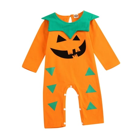 

JDEFEG 3-6 Months Baby Boy Clothes Baby Boys Girls Romper Outfits Long Sleeve Jumpsuit Outfits Clothes Boys Olive Shirt Onesies for Baby Boy Cotton Orange 70