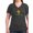 Charcoal, variant on CafePress - Mighty Morphin Power Ranger Women's V Neck T Shirt - Women's V-Neck Dark T-Shirt