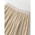 thumbnail image 2 of Multicolor Ombre Floral Butterfly Embroidered Tulle A-Line Maxi Skirt, Flowy Vintage Fairy Pleated Skirt, 2 of 4