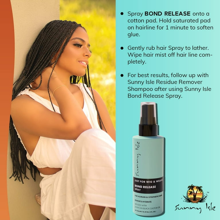 SUNNY ISLE Just For Wig & Weave Bond Release Spray (8oz) SUNNY ISLE Just For Wig & Weave Bond Release Spray (8oz)