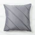 thumbnail image 5 of [IN2XZT157-1 Gray] Pack of 2 Pillowcases Solid Colors (With/Without Inserts), 5 of 6
