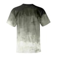 thumbnail image 4 of Mens Gradient Tie Dye Short Sleeve T Shirt Summer Loose Fit Casual Beach Crew Neck Tees Green L, 4 of 5