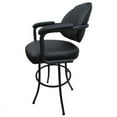 thumbnail image 4 of Home Square 34" Vinyl Swivel Extra Tall Bar Stool in Black - Set of 2, 4 of 4